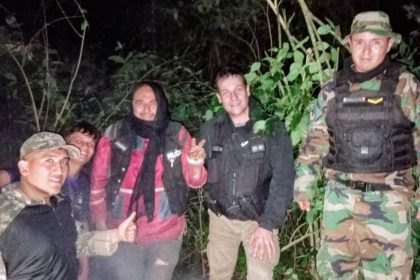 mira-el-video:-asi-fue-el-rescate-del-hombre-que-estuvo-varios-dias-perdido-en-el-monte-de-colonia-delicia