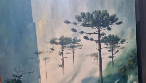 el-pintor-ernesto-mathot-presento-su-obra-sobre-la-selva-misionera-y-advirtio-sobre-el-peligro-que-corren-las-especies-nativas-en-negocios,-arte-y-vinos