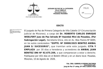 el-juzgado-de-paz-de-primera-categoria-de-villa-cabello-cita-y-emplaza-a-herederos-y-acreedores-de-anibal-juan-benitez