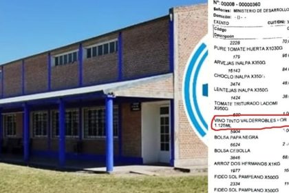 polemica-en-entre-rios:-detectaron-una-botella-de-vino-de-57-mil-pesos-en-la-rendicion-de-compras-de-un-comedor-escolar