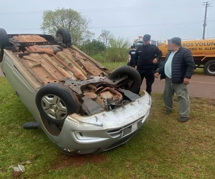 la-diputada-rita-flores-despisto,-volco-con-su-auto-en-gobernador-lopez-y-resulto-ilesa