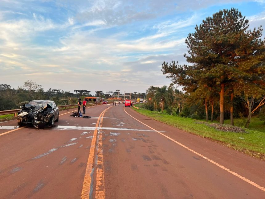 tragedia-en-la-ruta-14:-un-motociclista-murio-tras-chocar-con-un-automovil-en-san-pedro