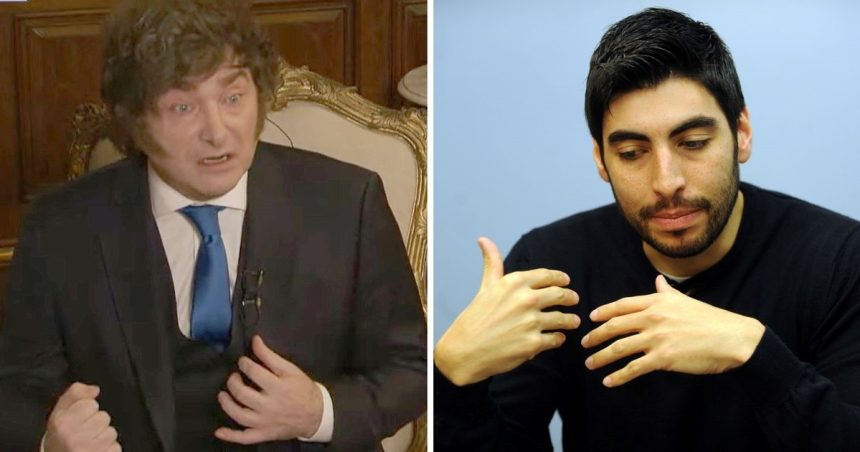 “experto-en-paros”:-javier-milei-se-burlo-de-facundo-moyano-tras-el-escandalo-con-su-novia-candela-arizaga