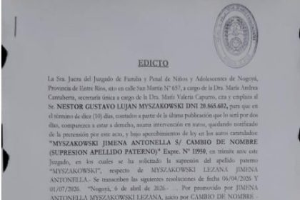 la-jueza-del-juzgado-de-familia-y-penal-de-ninos-y-adolescentes-de-nogoya-cita-y-emplaza-a-nestor-gustavo-lujan-myszakowski