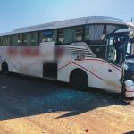 un-colectivo-colisiono-contra-un-carreton-en-la-ruta-105:-cuatro-pasajeros-fueron-hospitalizados
