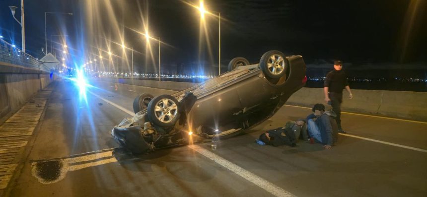 despiste-de-un-automovil-dejo-dos-personas-lesionadas-en-posadas
