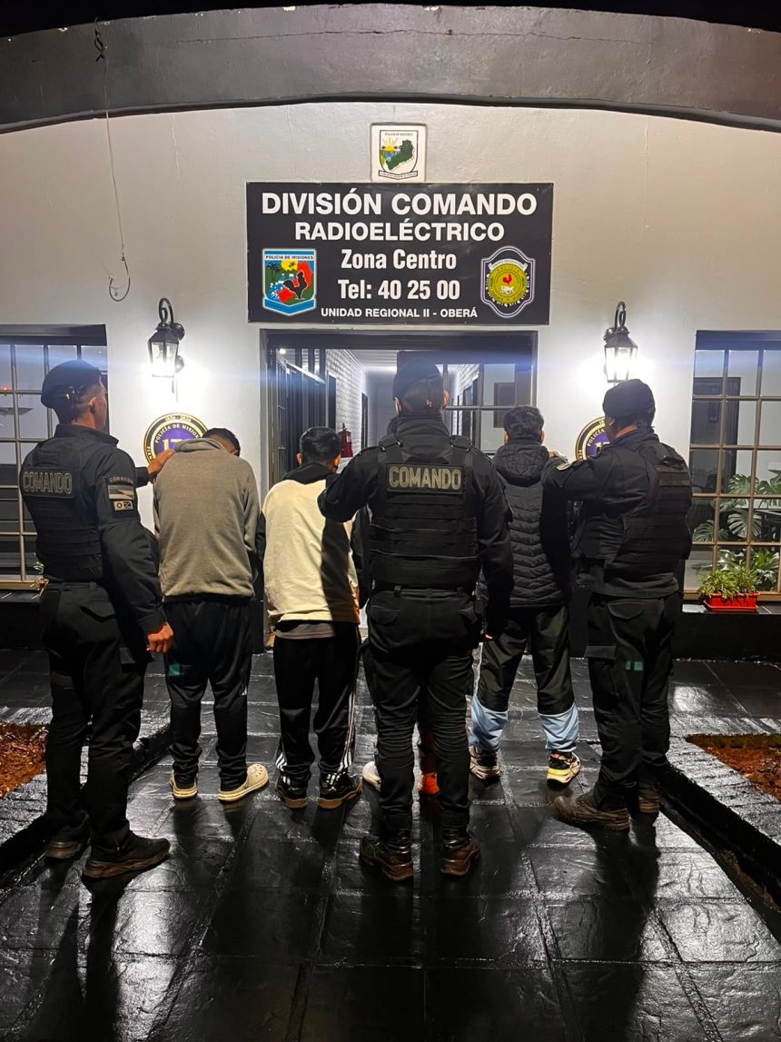 operativos-en-misiones:-23-detenidos-en-posadas,-obera,-san-vicente-y-puerto-leoni