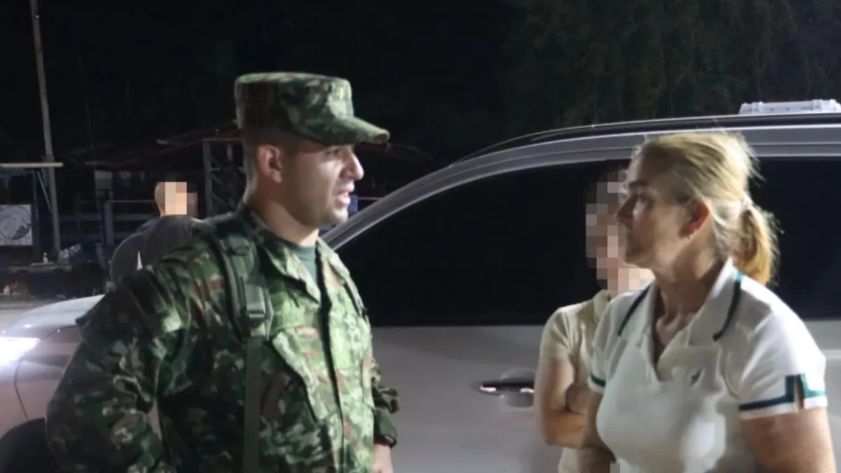 marlene-cuartas,-esposa-del-exalcalde-de-simiti,-fue-rescatada-por-el-ejercito-en-san-pablo,-sur-de-bolivar,-tras-ser-secuestrada-por-hombres-armados