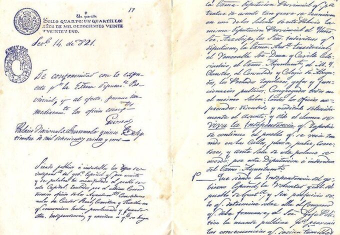 15-de-septiembre-de-1821:-asi-fue-el-dia-en-que-guatemala-declaro-su-independencia