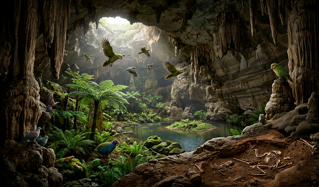 una-cueva-conservo-un-ecosistema-perdido-de-hace-un-millon-de-anos:-hasta-la-mitad-de-sus-especies-desaparecio-antes-de-los-humanos