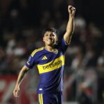 leandro-lozano-tuvo-su-noche-sonada-con-boca-en-la-sudamericana-y-se-la-dedico-a-juan-izquierdo:-“hace-dos-anos-perdi-a-un-companero-en-esta-cancha”
