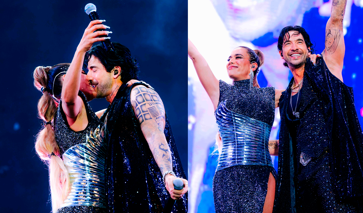 ¡de-la-ficcion-a-la-realidad!-protagonistas-de-‘la-reina-del-flow’-emocionan-con-beso-apasionado-durante-concierto-en-lima