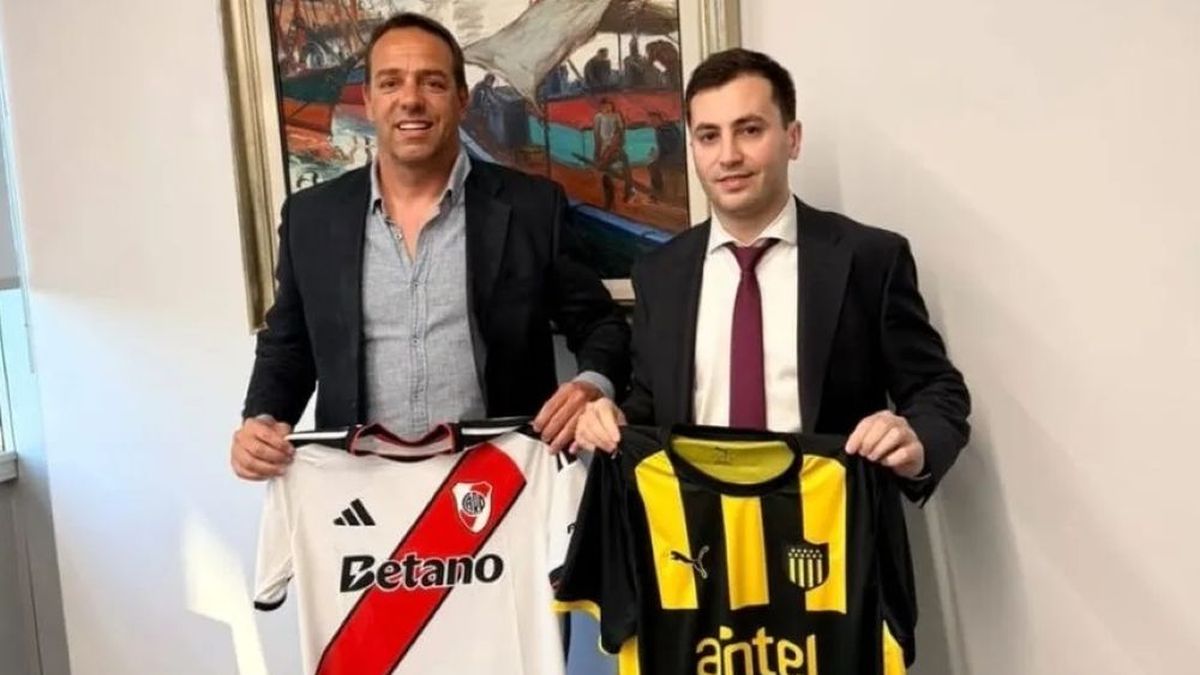 ignacio-ruglio-se-reunio-con-el-presidente-de-river-plate-argentino:-penarol-quiere-comprar-parte-de-la-ficha-de-leonel-jaime