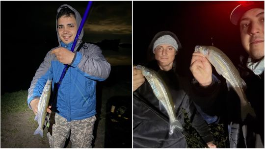laguna-tupungato:-buena-pesca-de-pejerrey-desde-costa-y-embarcado