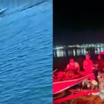 pai-e-filho-de-4-anos-caem-em-lago-apos-barco-virar-durante-passeio