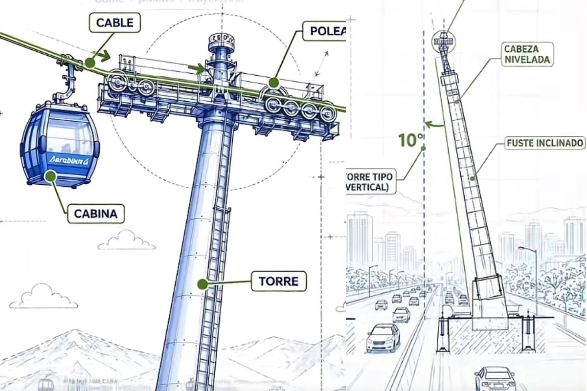 este-miercoles-instalan-la-torre-17-del-aerometro-y-quedara-inclinada:-esta-es-la-razon