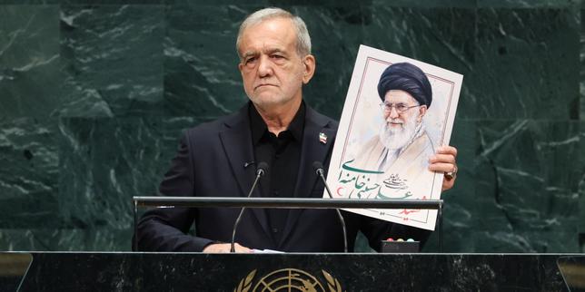 a-l’onu,-le-president-iranien,-massoud-pezeshkian,-tente-de-concilier-fermete-et-ouverture-diplomatique