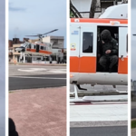videos:-las-maniobras-y-los-aterrizajes-de-helicopteros-de-la-fuerza-aerea-frente-al-hospital-militar