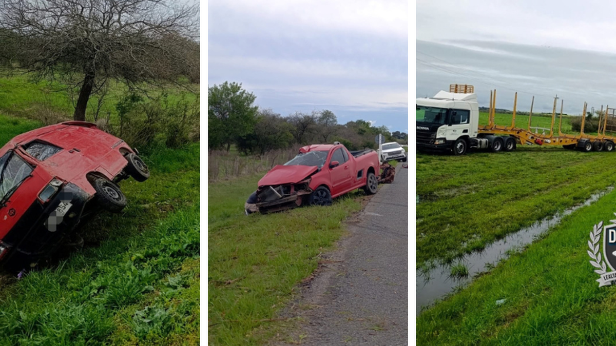 accidente-de-transito-en-ruta-24:-hay-un-herido-grave-y-la-carretera-esta-totalmente-cortada