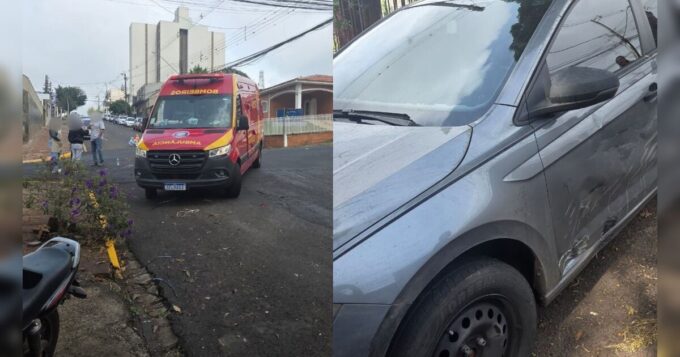mulher-fica-ferida-apos-colisao-entre-carro-e-moto-em-apucarana