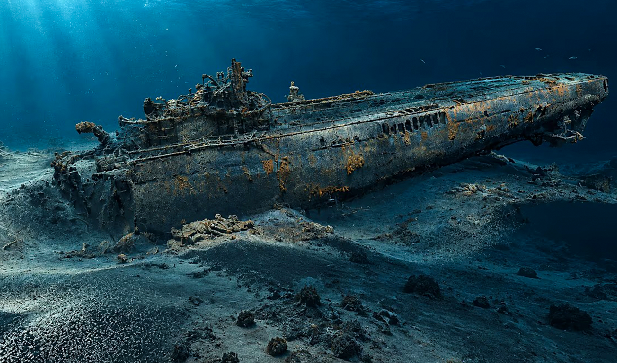 hundieron-un-submarino-nazi-en-1945-con-hasta-67-toneladas-de-un-elemento-toxico:-8-decadas-mas-tarde,-extraer-su-carga-podria-contaminar-mas