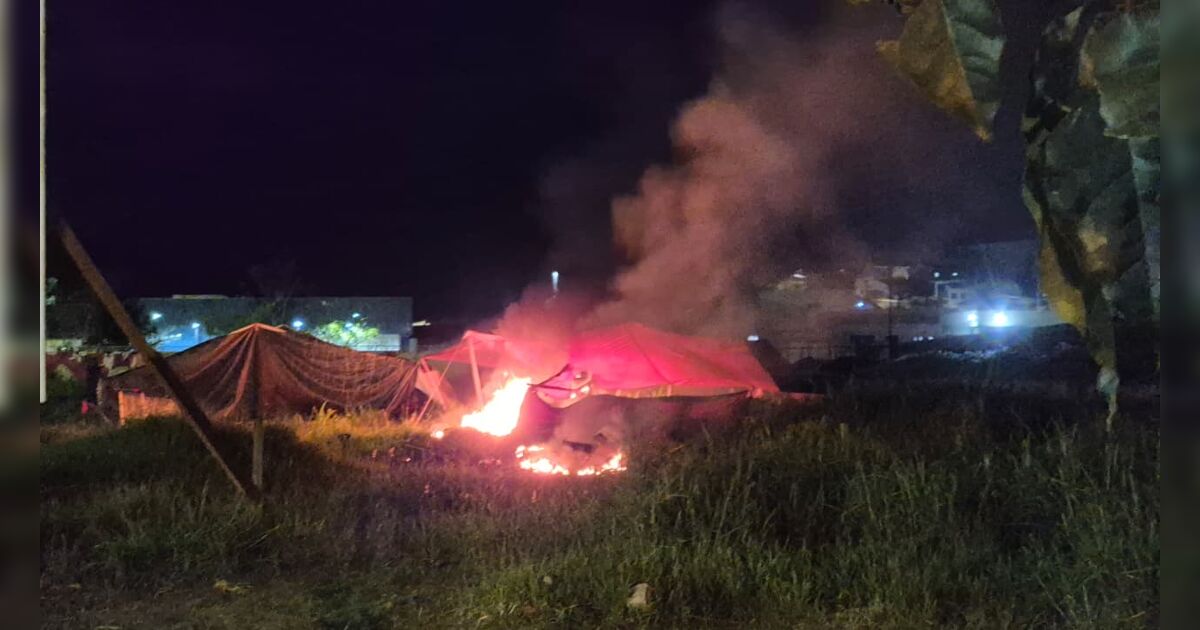 incendio-em-barraca-de-ciganos-mobiliza-bombeiros-e-pm-em-apucarana