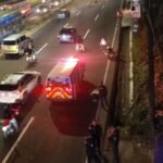 transito-lento-en-la-interamericana,-villa-nueva-y-caes-por-personas-fallecidas