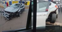 imagens-mostram-momento-em-que-carro-voa-sobre-faixa-elevada-e-colide-contra-bmw-em-apucarana
