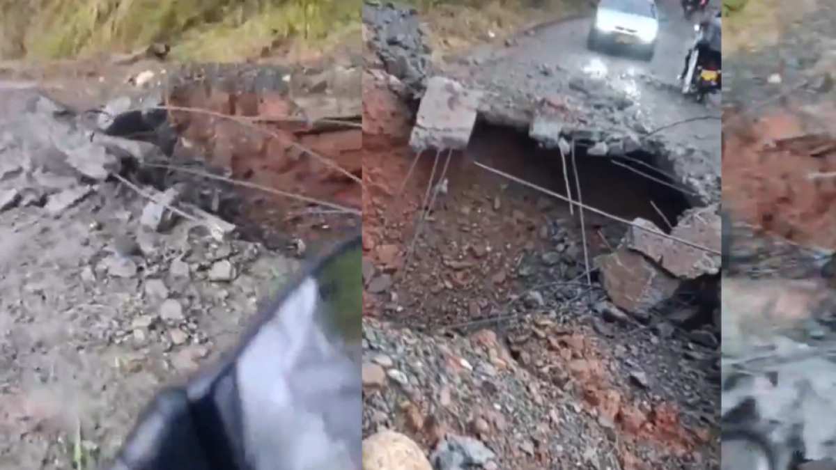 fuerte-explosion-en-la-via-que-comunica-a-suarez-con-la-betulia,-al-norte-del-cauca,-causo-grave-afectacion-en-la-carretera-y-dejo-un-enorme-crater