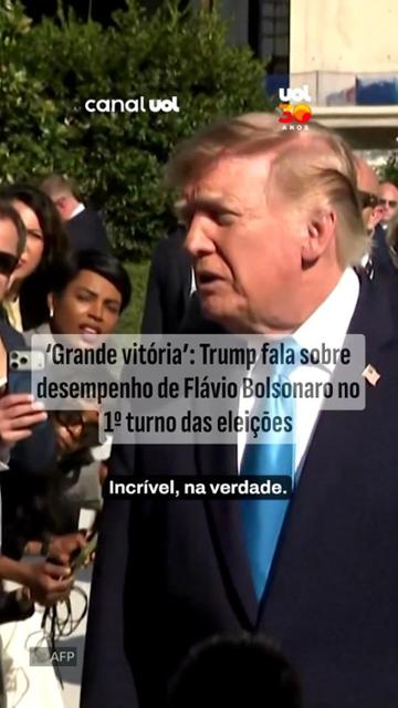 ?grande-vitoria?:-trump-fala-sobre-desempenho-de-flavio-bolsonaro-no-1o-turno-das-eleicoes