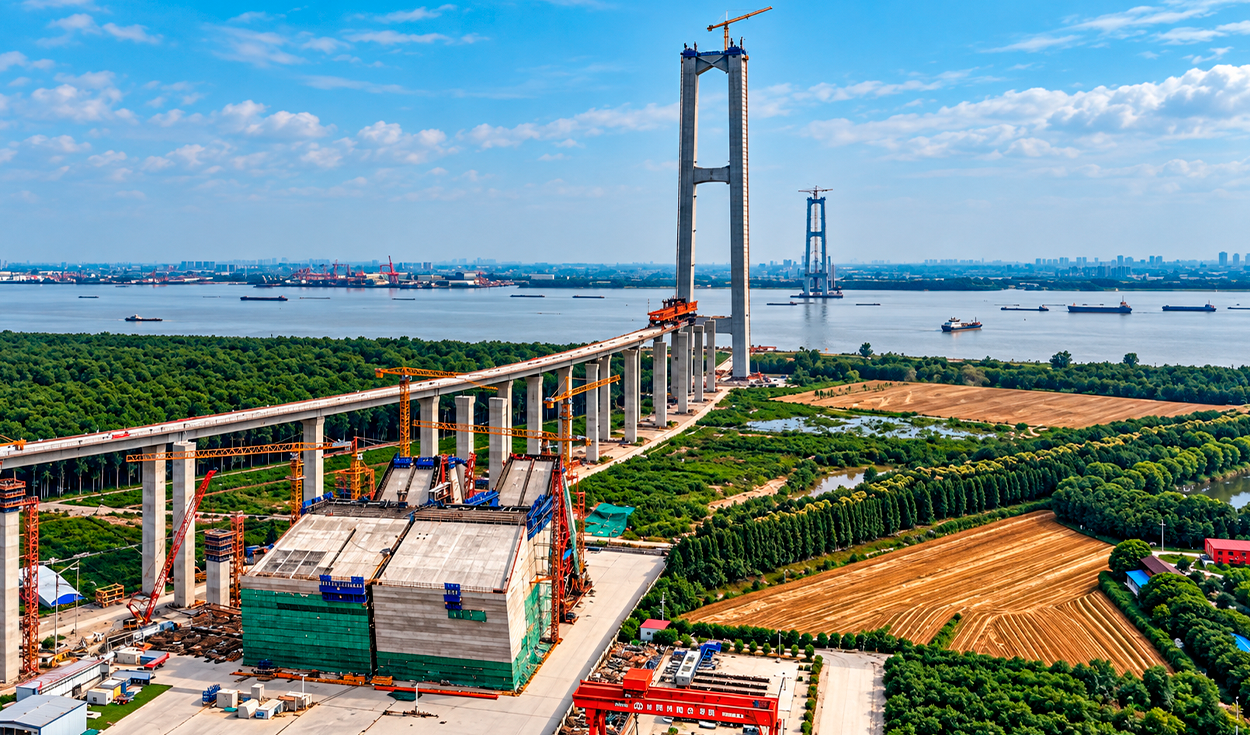 china-busca-el-record-del-puente-colgante-mas-largo-del-mundo:-tendra-un-tramo-de-2.300-metros,-unira-3-ciudades-y-abriria-en-2028