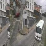 impactante-video-capto-a-un-conductor-que-perdio-el-control-de-su-vehiculo-y-cayo-por-una-pendiente-en-manizales:-choco-contra-una-vivienda