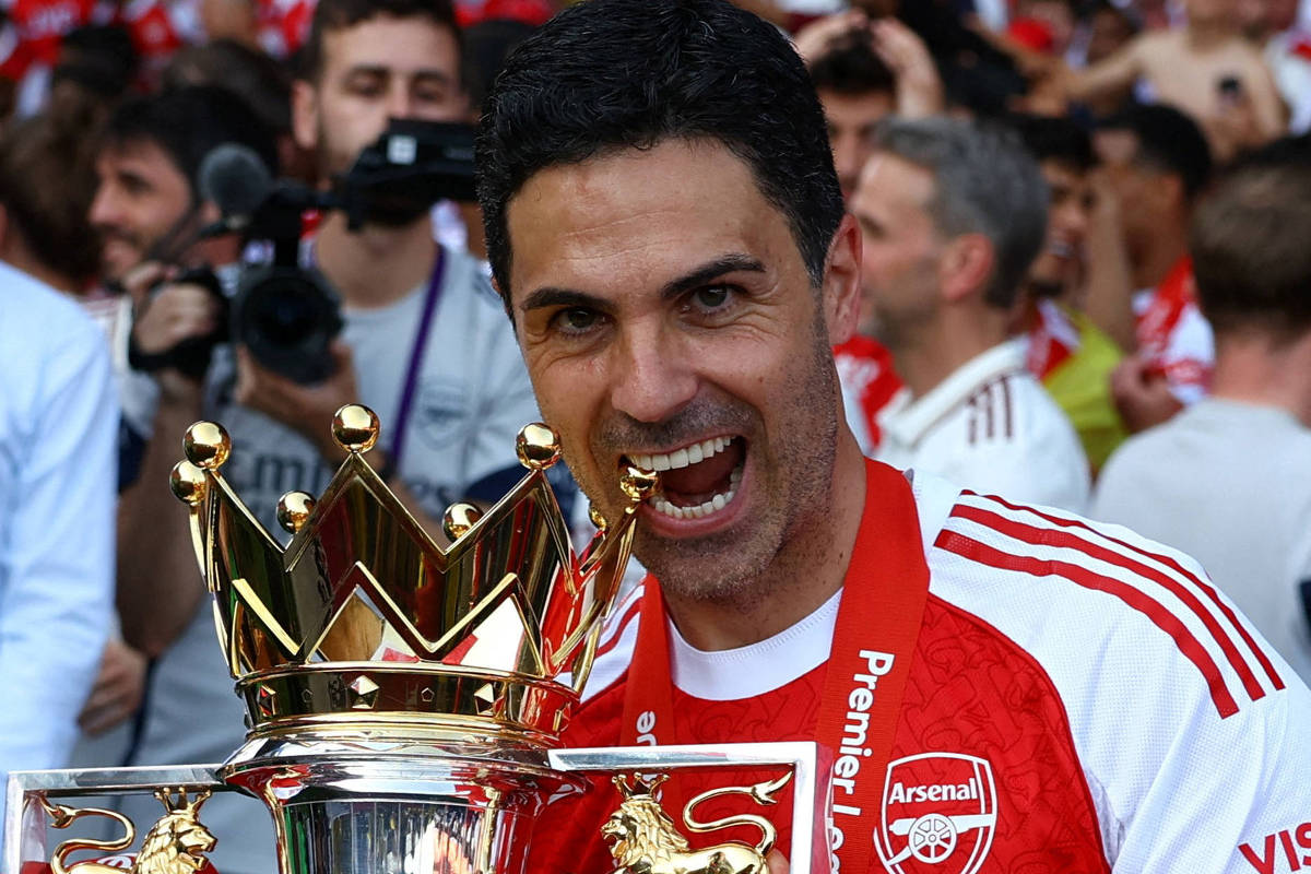 atual-campeao-ingles,-arsenal-renova-com-treinador-arteta-ate-2030