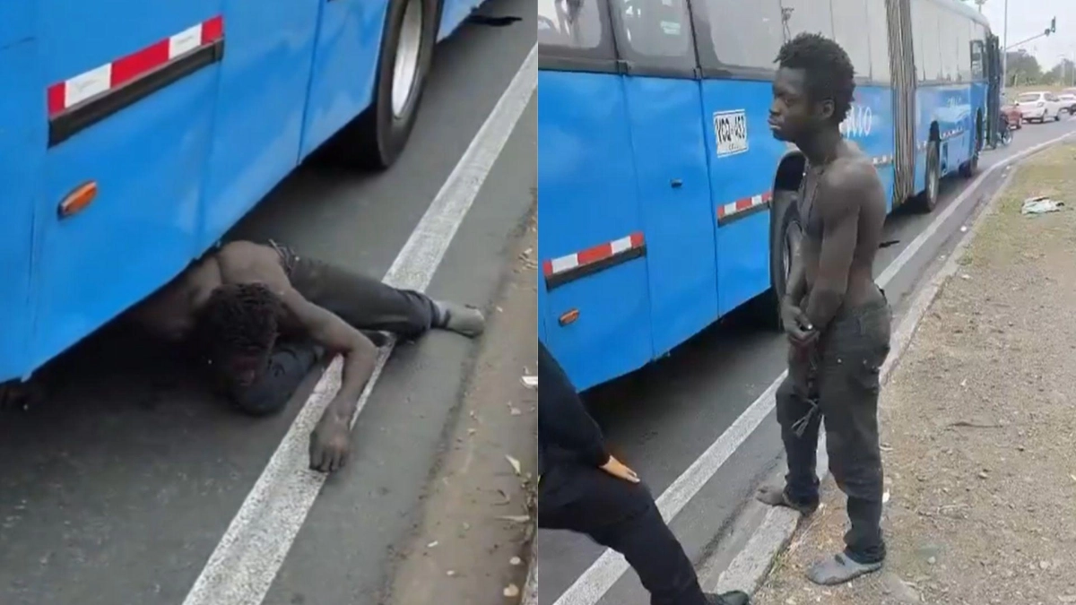 video-|-habitante-de-calle-se-quedo-dormido-debajo-de-bus-del-mio-en-cali-y-recorrio-varios-kilometros-antes-de-que-ciudadanos-alertaran-al-conductor