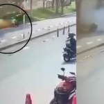 video-del-momento-del-atentado-con-explosivos-contra-la-policia-en-popayan,-cauca:-en-el-ataque-terminaron-heridos-dos-agentes-y-tres-civiles