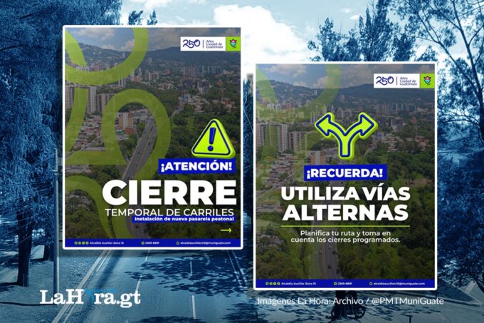 instalacion-de-pasarela-provocara-cierres-viales-en-zona-15-este-fin-de-semana