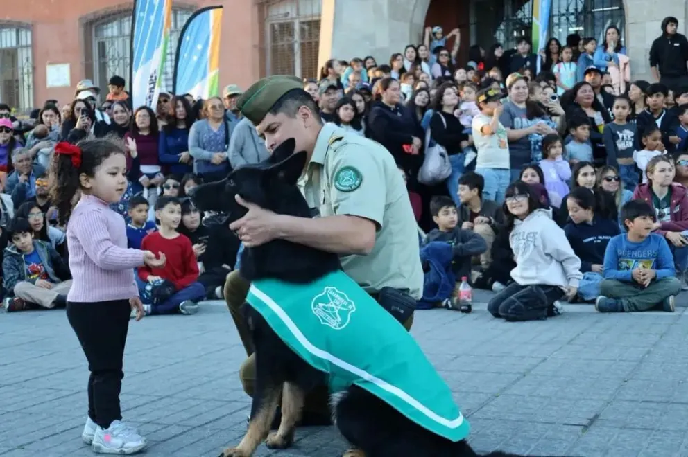doce-perros-policiales-y-seis-cachorros-cautivaron-a-familias-en-la-serena