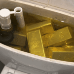 encontraron-lingotes-de-oro-escondidos-en-la-mochila-de-un-inodoro