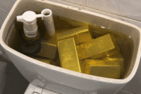encontraron-lingotes-de-oro-escondidos-en-la-mochila-de-un-inodoro