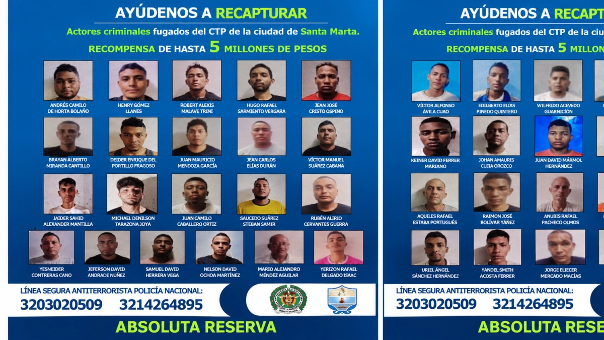 ‘mongolo’-y-‘guajiro’,-fugitivos-por-los-que-el-presidente-de-la-espriella-ordeno-salida-del-comandante-de-policia-de-santa-marta:-hay-recompensa