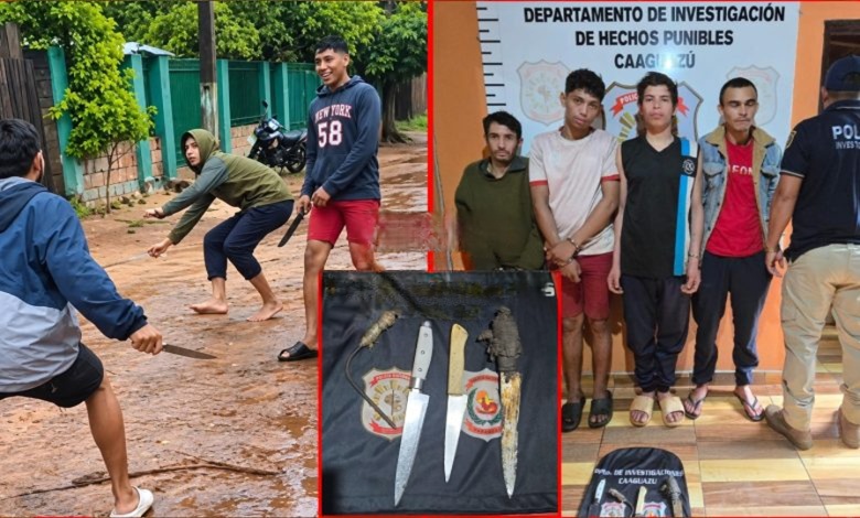 cayeron-cuatro-jovenes-tras-moquete-viral-con-cuchillito-en-caaguazu