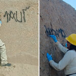 chan-chan:-retiran-pintas-con-aerosol-del-palacio-rivero-y-descartan-danos-en-estructuras-originales