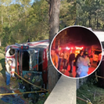 nuevos-detalles-del-grave-accidente-provocado-por-disparos-contra-un-bus-en-la-via-panamericana;-hay-4-muertos-y-56-heridos:-‘piratas-terrestres’