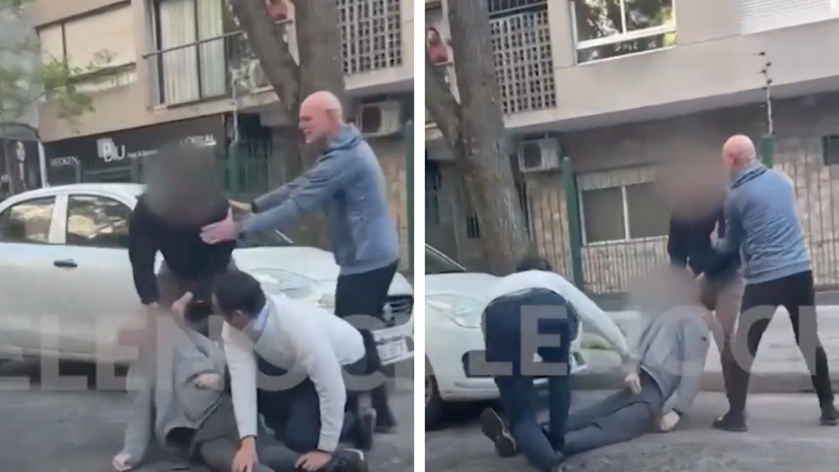 brutal-agresion-tras-una-discusion-de-transito-en-pocitos:-un-conductor-golpeo-y-piso-la-cabeza-de-otro-hasta-dejarlo-inconsciente