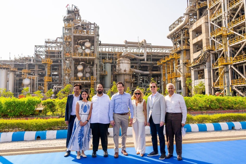 rubio-visita-la-refineria-india-de-jamnagar,-capaz-de-refinar-el-crudo-pesado-venezolano