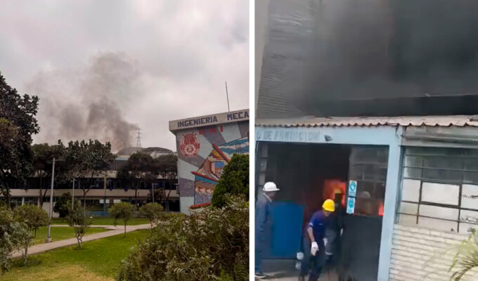 emergencia-en-la-uni:-incendio-en-laboratorio-de-ingenieria-mecanica-moviliza-a-bomberos