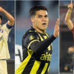 maxi-gomez,-matias-arezo-y-alvaro-lopez:-asi-esta-el-mano-a-mano-por-el-titulo-que-quieren-los-goleadores-del-futbol-uruguayo,-con-una-ventaja-para-el-tricolor