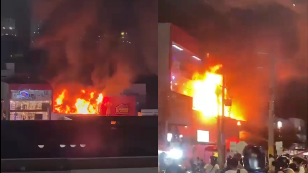 reportan-grave-incendio-cerca-del-centro-comercial-la-plazuela,-en-cartagena:-hay-varios-locales-afectados-y-bomberos-atienden-la-emergencia
